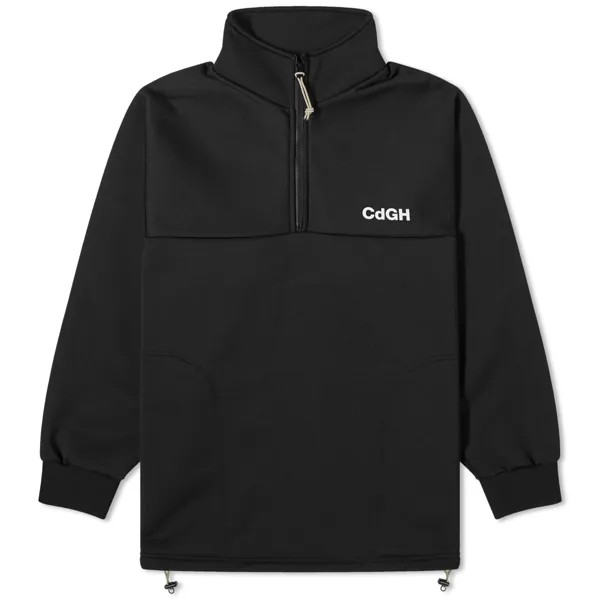 Толстовка Comme Des Garcons Homme Cdgh Half Zip, черный