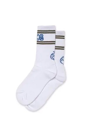 Носки POLAR SKATE CO. Big Boy Socks White / Army / Blue 2021