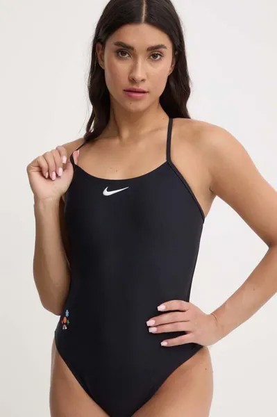 Цельный купальник Nike, черный