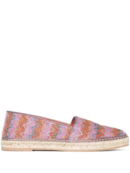 Missoni эспадрильи с узором зигзаг