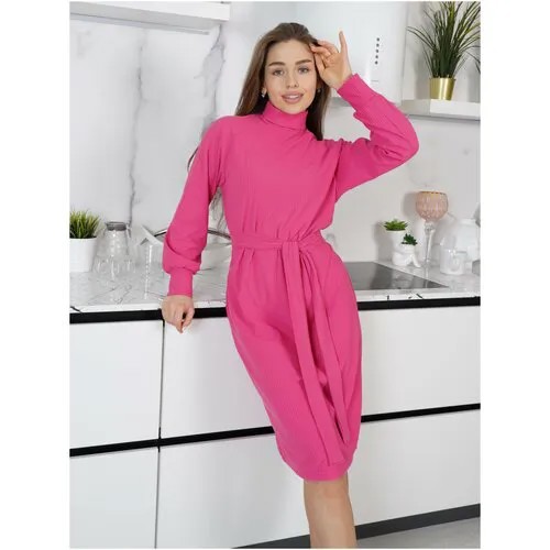 Платье LOVETEX.STORE, размер 54, малиновый