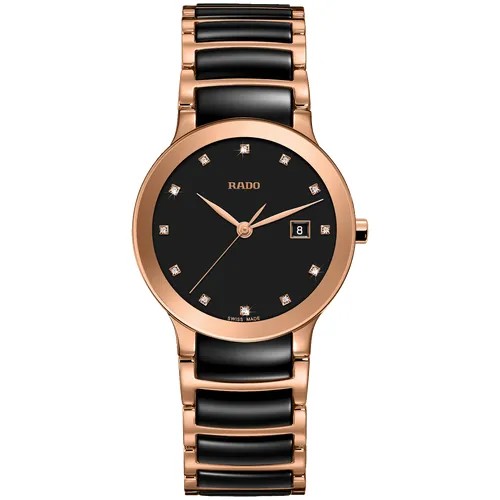 Наручные часы RADO Наручные часы Rado 079.0555.3.073, черный, золотой