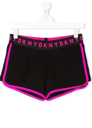 Dkny Kids двухцветные шорты с логотипом