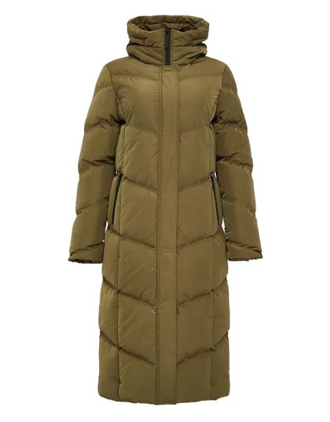 Пуховик Threadbare THB Jotta Longline Padded Coat, хаки