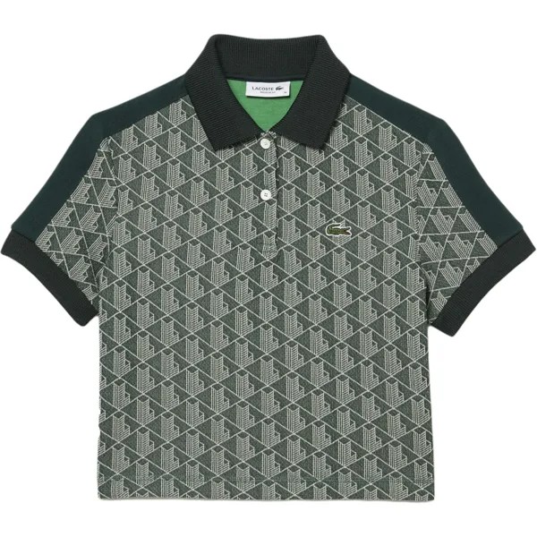 Рубашка поло женская зеленая Lacoste
