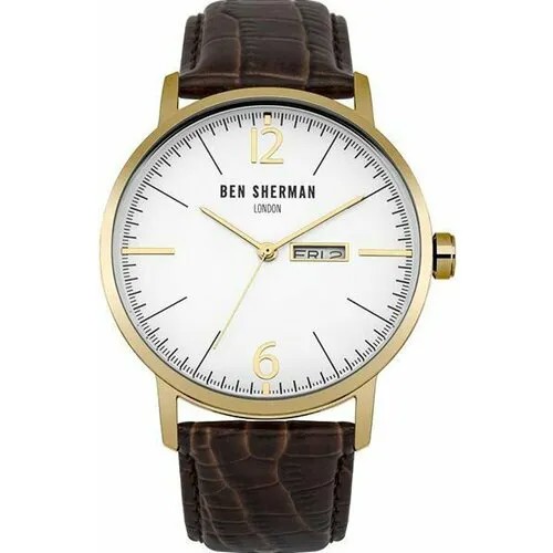 Наручные часы Ben Sherman, белый, коричневый