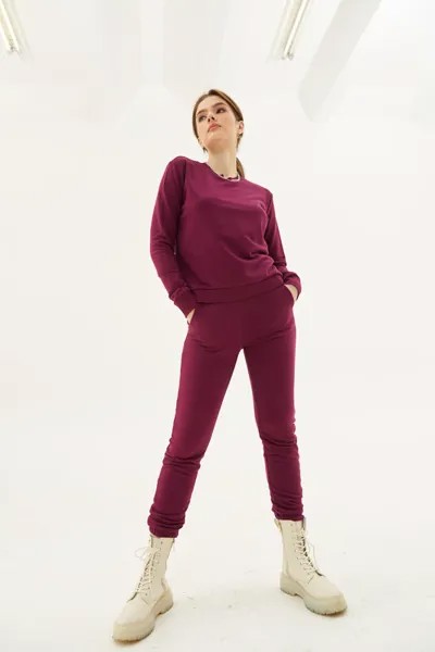 Костюм женский People In 64094 бордовый 4XL(EU)/164-170