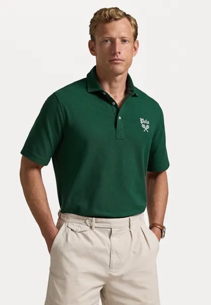 Рубашка поло CLASSIC FIT TENNIS CREST MESH POLO SHIRT Ralph Lauren, темно-зеленый