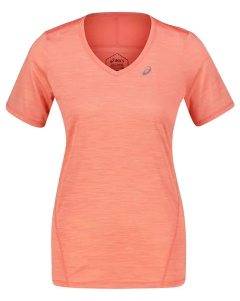 Рубашка для бега с v-образным вырезом Asics, оранжевый