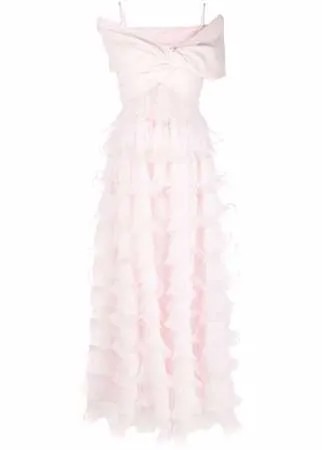 Giambattista Valli платье с оборками