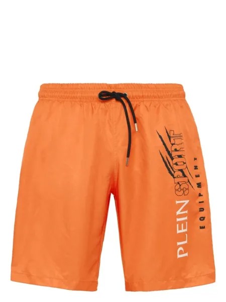 Plein Sport плавки-шорты Scratch, оранжевый