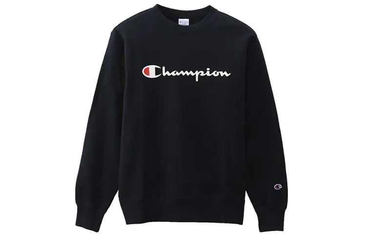 Толстовка унисекс темно-синяя Champion, темно-синий