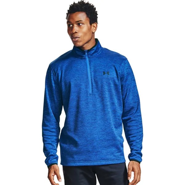 Лонгслив мужской Under Armour Fleece 1/2 ZIP синий S/M