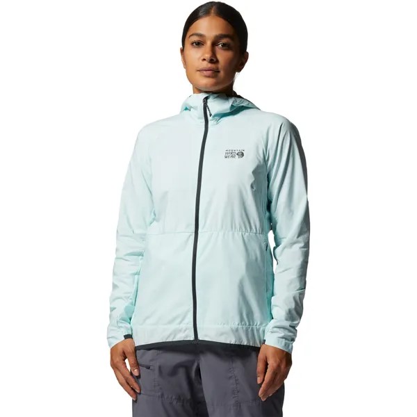 Женская куртка с капюшоном Kor AirShell Mountain Hardwear, бирюзовый