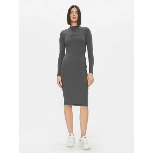 Платье Calvin Klein Jeans, размер XXS [INT], серый