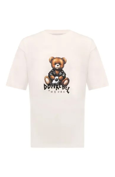 Хлопковая футболка DOMREBEL