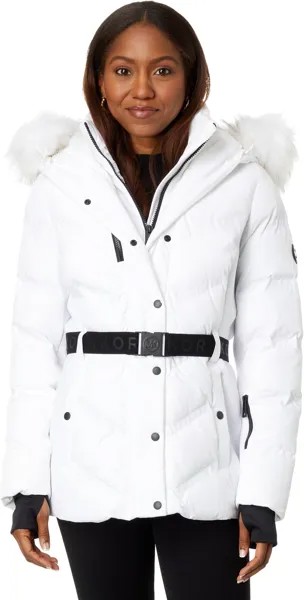 Парка Michael Kors Belted Chevron Active A422900C, белый