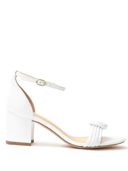 Alexandre Birman босоножки Malica 60 на блочном каблуке, белый