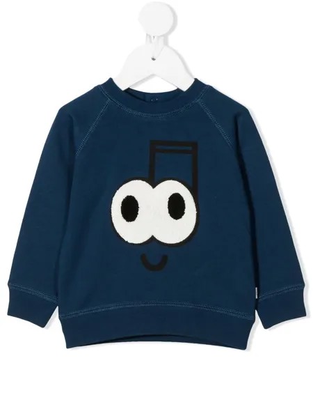 Stella McCartney Kids толстовка Terry Note с круглым вырезом
