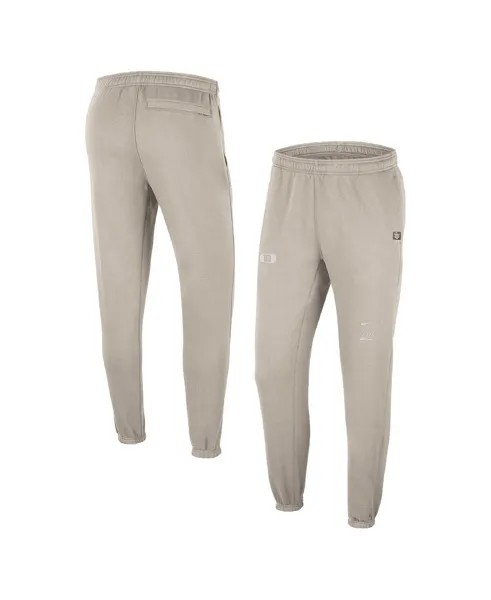Мужские брюки-джоггеры кремового цвета LSU Tigers Nike