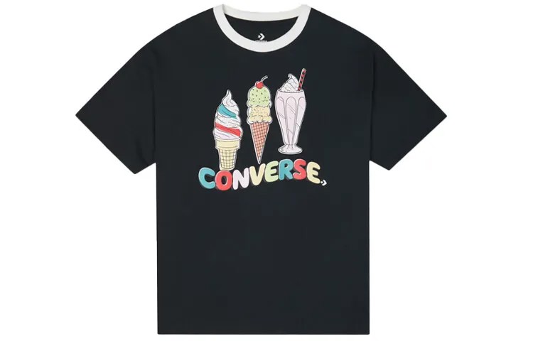 Женская футболка Converse, цвет Black