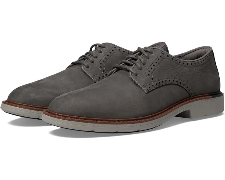 Оксфорды Cole Haan Go-To Plain Toe, цвет Castle Rock Nubuck/Sequoia/Paloma