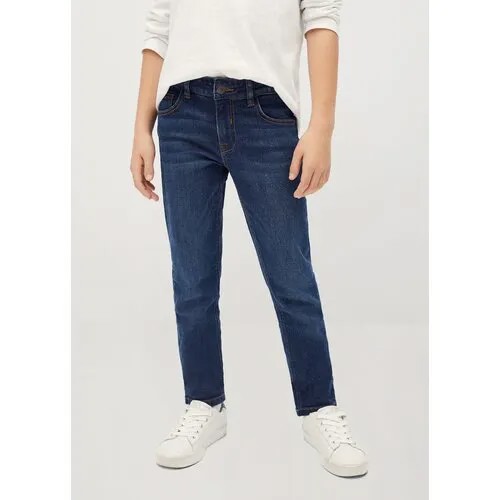 Джинсы  MANGO SLIM, размер 164, синий