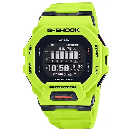 Наручные часы CASIO G-Shock, желтый, зеленый