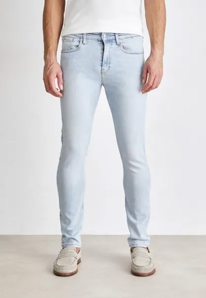 Джинсы скинни Calvin Klein Jeans, цвет denim light