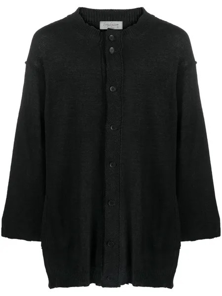Yohji Yamamoto кардиган с разрезами