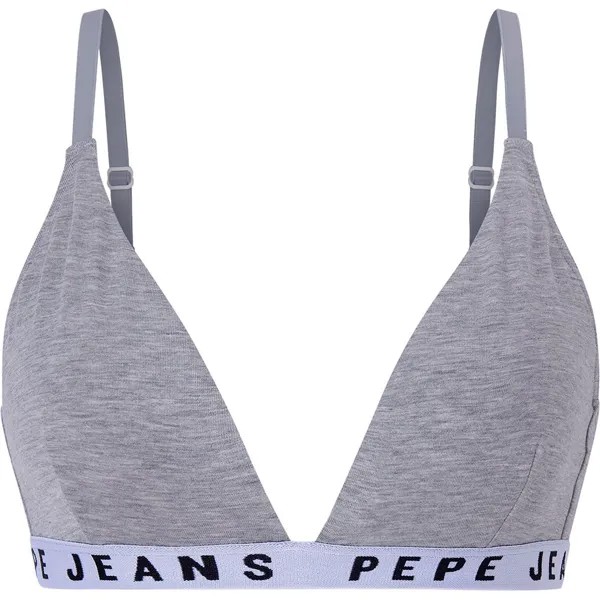 Бюстгальтер Pepe Jeans Logo B, серый