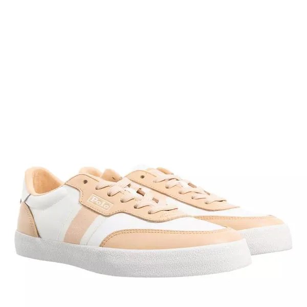 Кроссовки court vlc sneakers low top lace tan Polo Ralph Lauren, бежевый