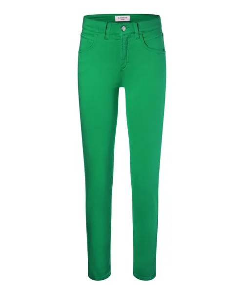 Джинсы pina slim fit укороченные Cambio, зеленый