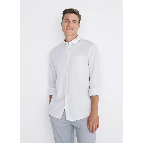 Рубашка O'STIN, размер 54-56, серый