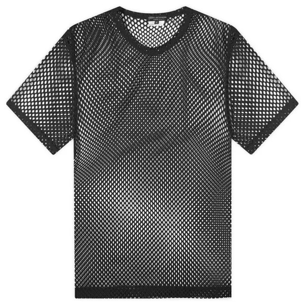 Футболка Comme Des Garçons Homme Plus Poly Mesh T-Shirt, черный