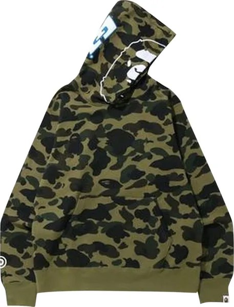 Худи BAPE 1st Camo 2nd Ape Pullover Hoodie 'Green', зеленый