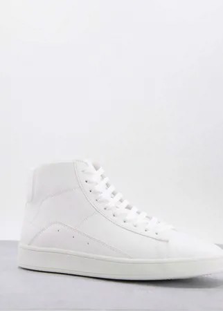 Белые высокие кроссовки New Look-Белый
