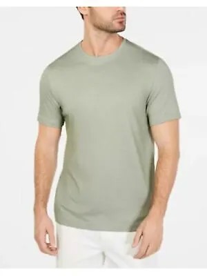Мужская зеленая футболка классического кроя из смесового хлопка TASSO ELBA 3XL