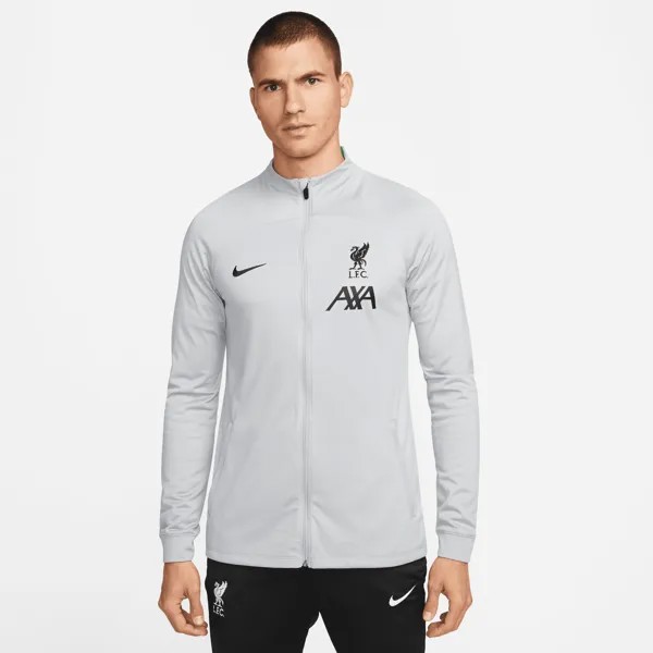 Спортивная куртка Nike FC Liverpool Dri FIT Strike, цвет grau/grün