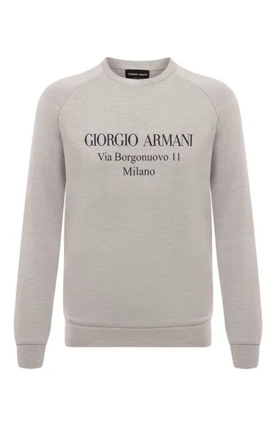 Хлопковый свитшот Giorgio Armani