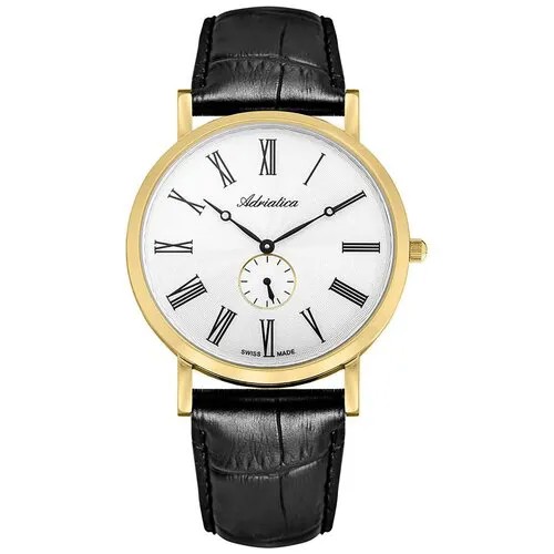 Наручные часы Adriatica Часы наручные Adriatica A1113.902.7, золотой