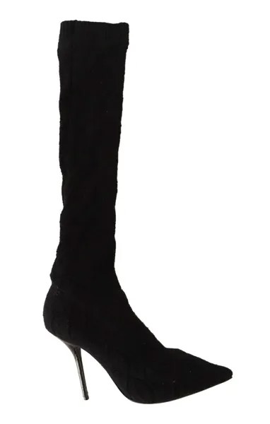 DOLCE - GABBANA Обувь Черные эластичные носки Ботильоны EU39/US8,5 Рекомендуемая розничная цена 1500 долларов США
