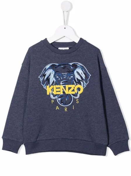 Kenzo Kids толстовка с вышитым логотипом