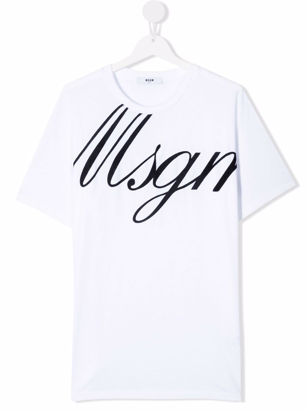 MSGM Kids футболка с логотипом