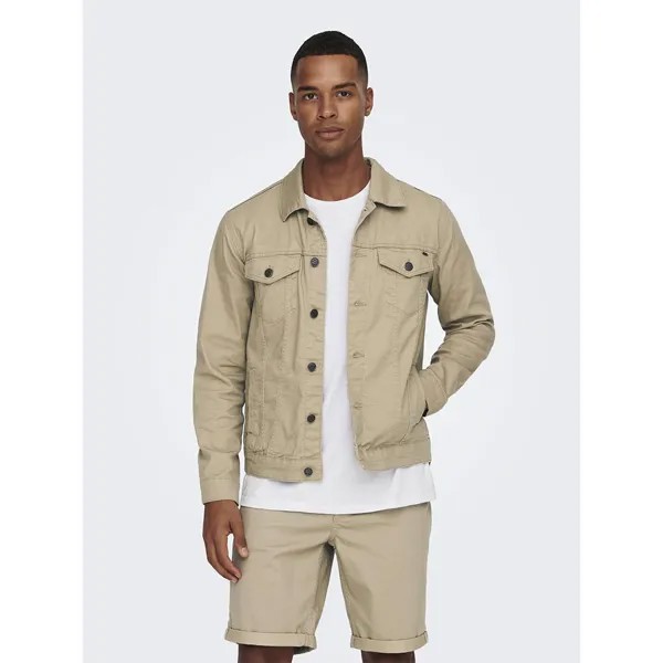 Куртка Only & Sons Coin Life Colour 4453 Denim, бежевый