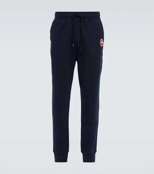 Спортивные штаны Huron из хлопка Canada Goose, цвет atlantic navy