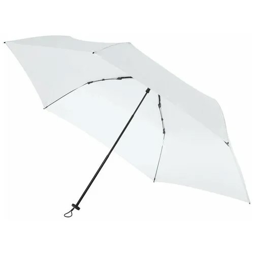 Мини-зонт Stride, механика, 3 сложения, купол 90 см., 6 спиц, чехол в комплекте, белый