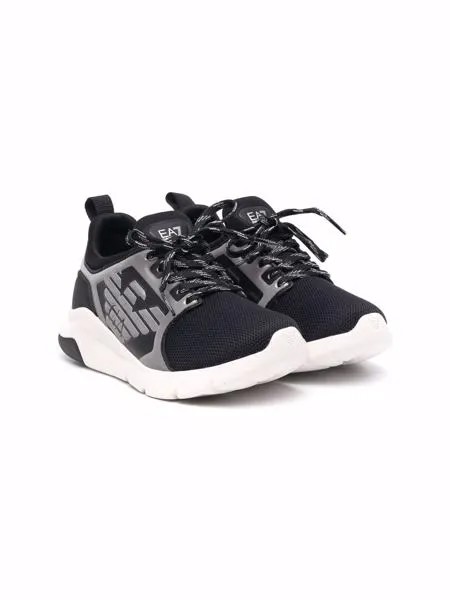 Emporio Armani Kids кеды на шнуровке