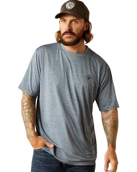 Футболка Ariat Charger Spirited, цвет Newsboy Blue