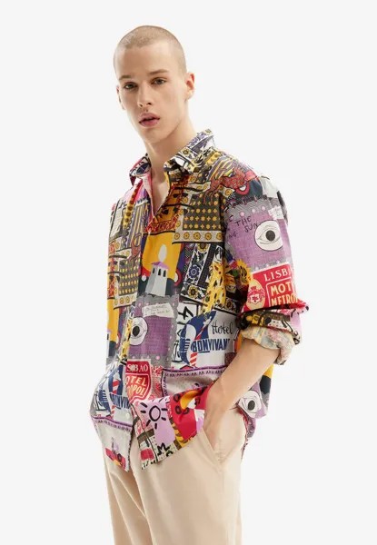 Рубашка Patchwork Poplin Desigual, мультиколор